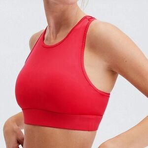 FABLETICS Trinity Red High Impact Sports Bra Size Small